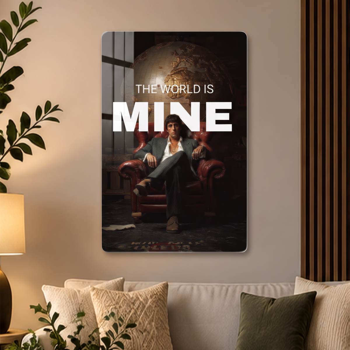 The World Is Mine - Acrylic Wall Art