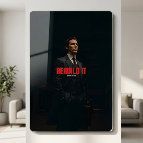 Bruce Wayne, Rebuild It - Acrylic Wall Art