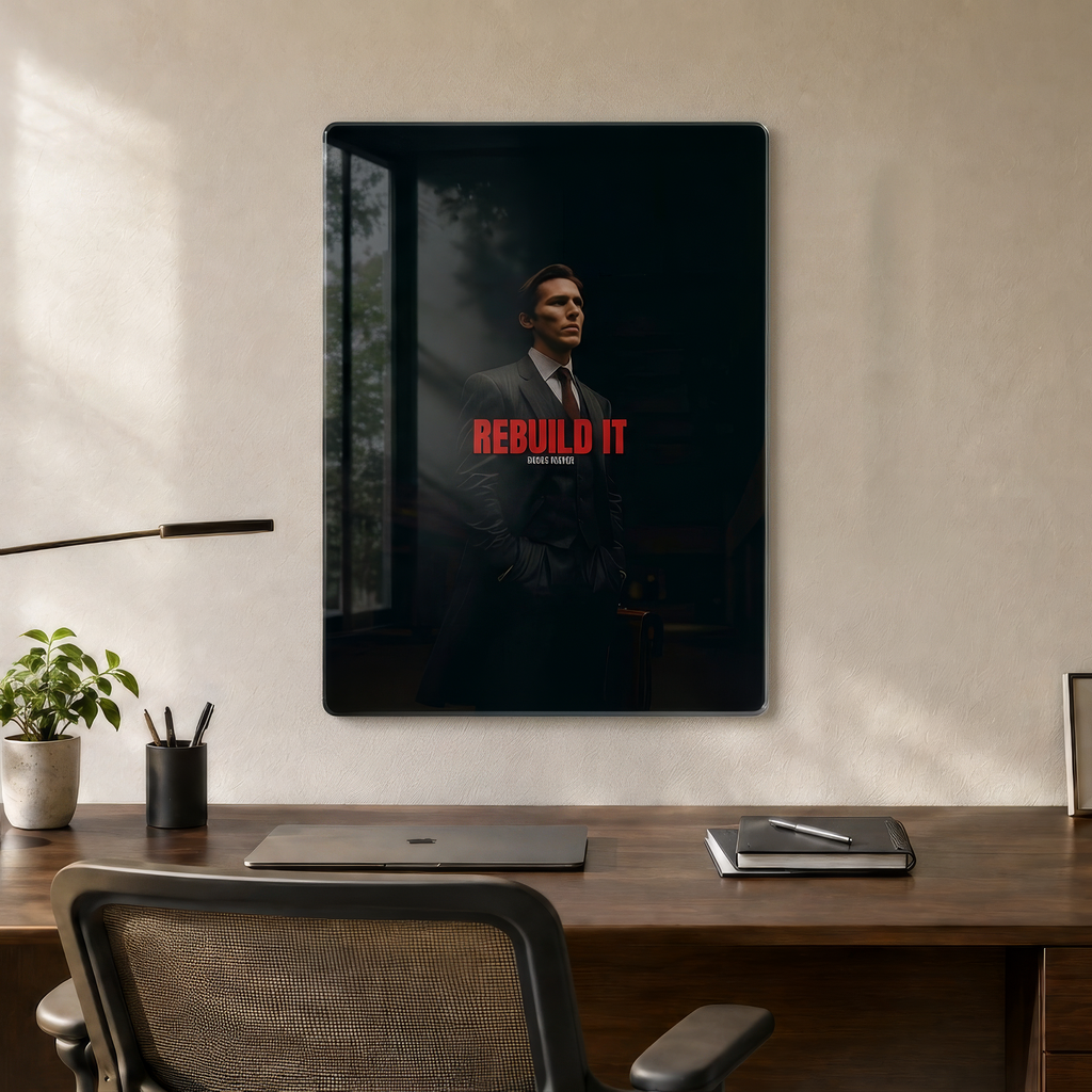 Bruce Wayne, Rebuild It - Acrylic Wall Art