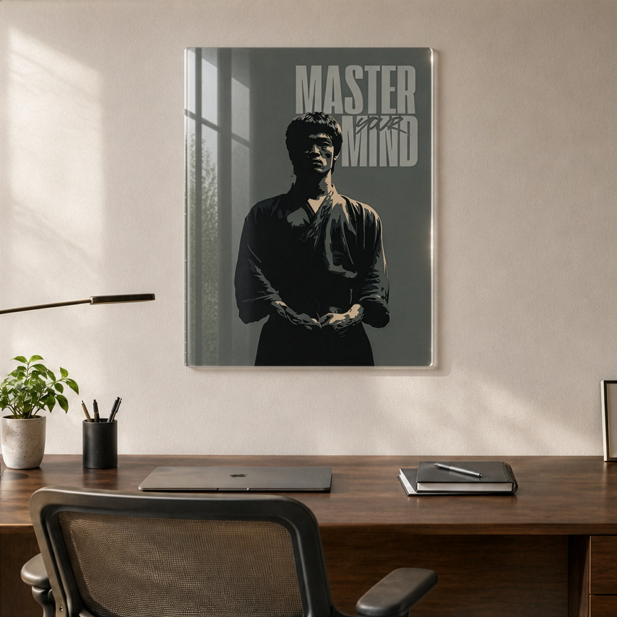 Bruce Lee, The Master of Martial Arts - Acrylic Wall Art